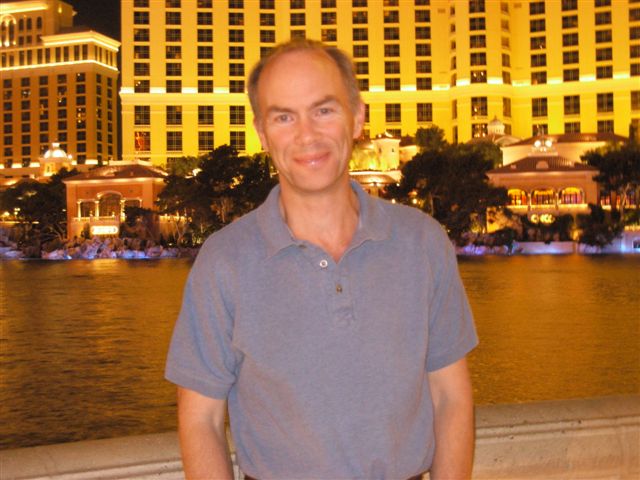 Jay in Front of Bellagio